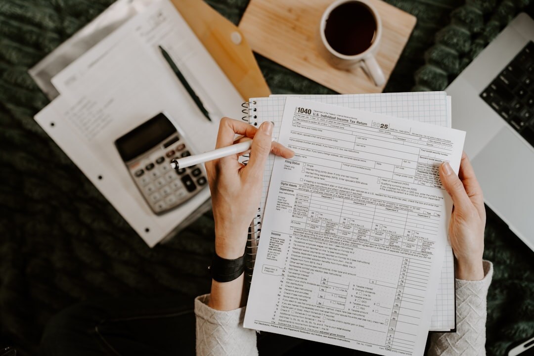 person reviewing insurance documents